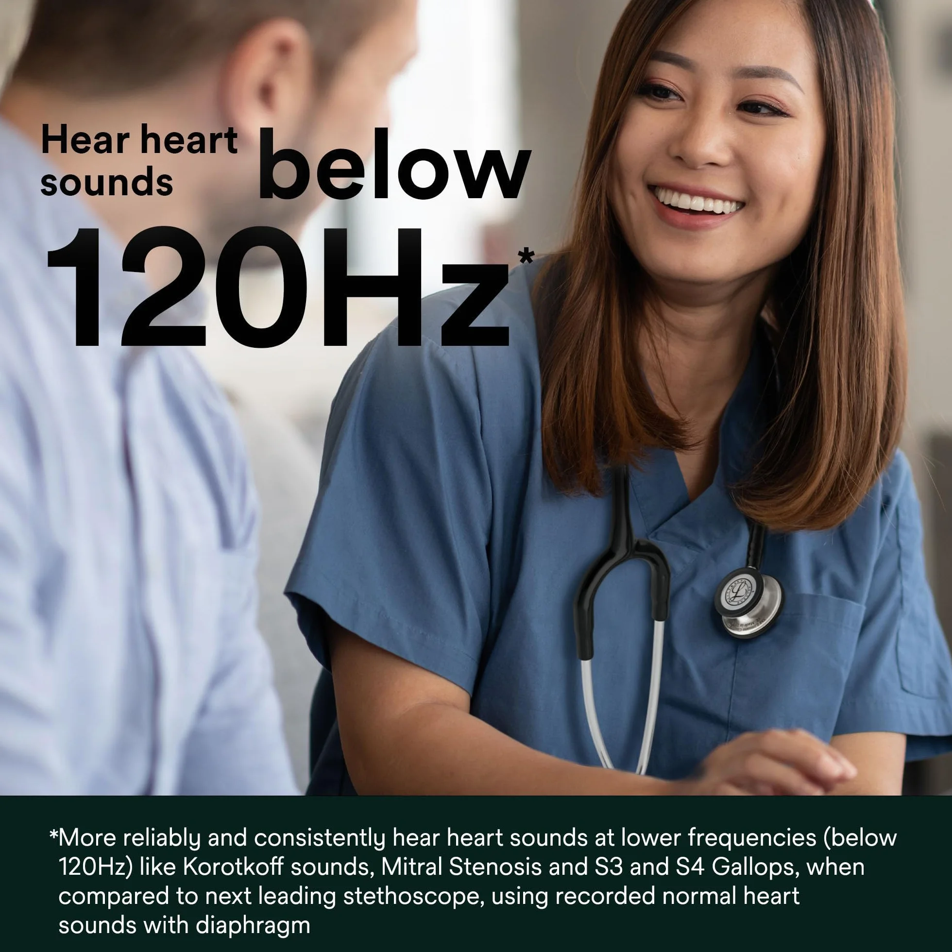 3M Littmann Fonendoscopio para monitorización Classic III, tubo azul Caribe, 68,5 cm, 5623