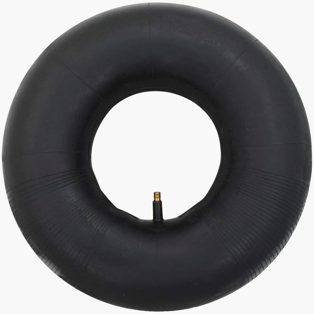 Mangloder - Juego de 4 neumáticos para carretilla y manguera, 15 x 6.00 – 6 4PR, de goma, resistente a pinchazos, rueda neumática como pieza de repuesto para rueda, eje, carretilla, jardín