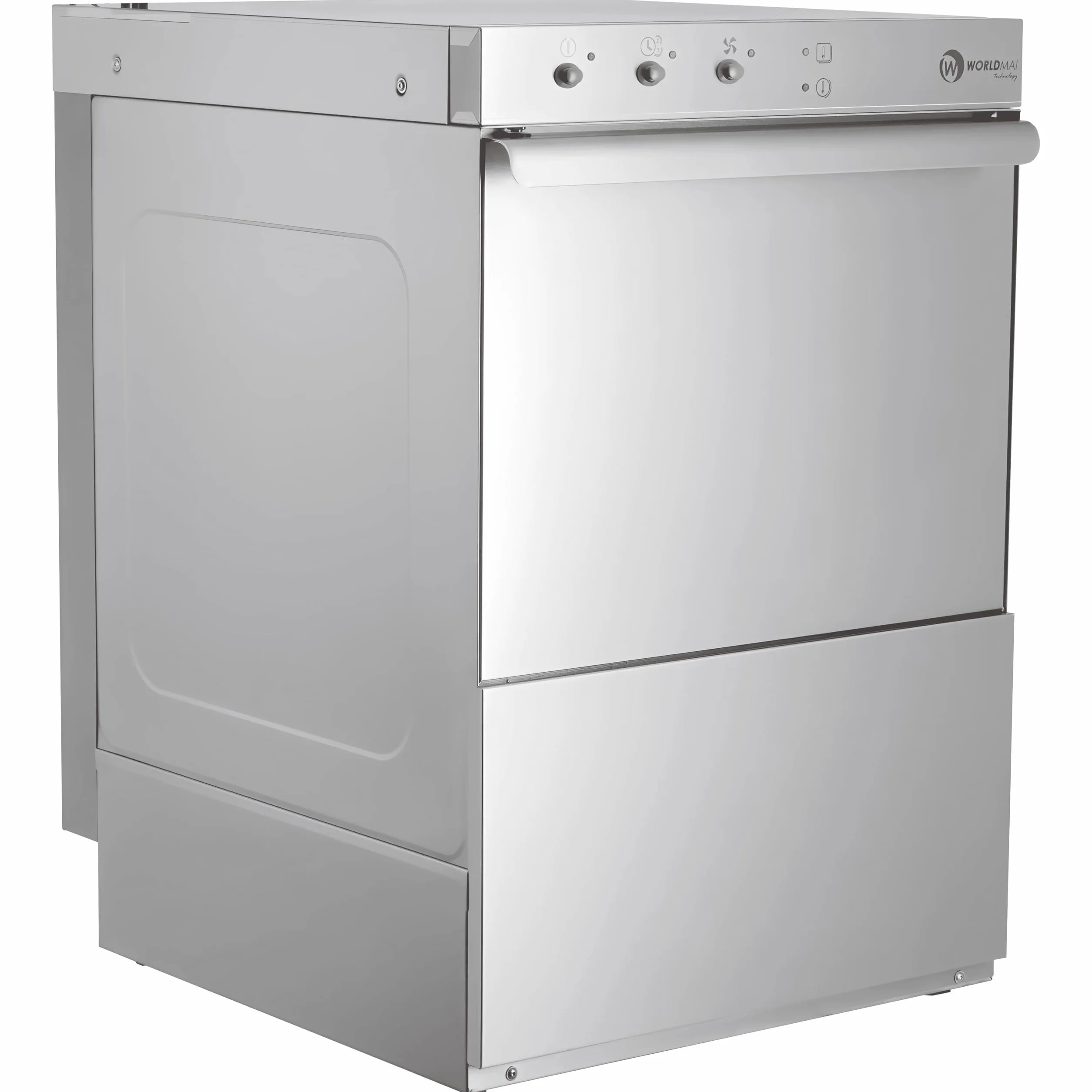 Lavavajillas Industrial WORLDMAI 50x50 con Dosificador de Abrillantador para Hostelería. Lavaplatos Profesional para Bar y Restaurante de Alta Capacidad y Bajo Consumo - MADE IN EUROPE