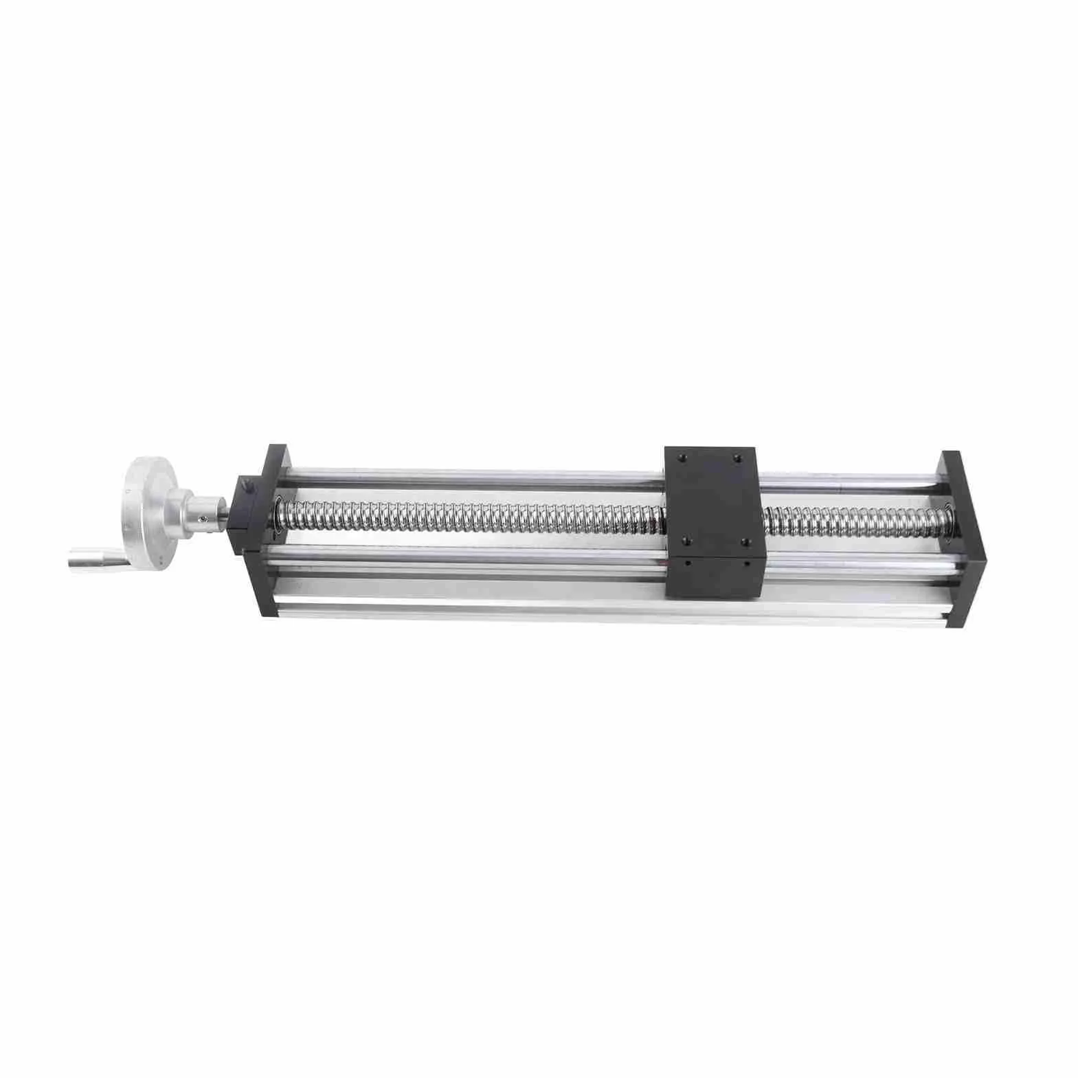 Mesa Deslizante de Riel Guía Lineal, Etapa Lineal de Carrera de 300 Mm, Etapa de Tornillo de Bola con Volante para Motor NEMA23