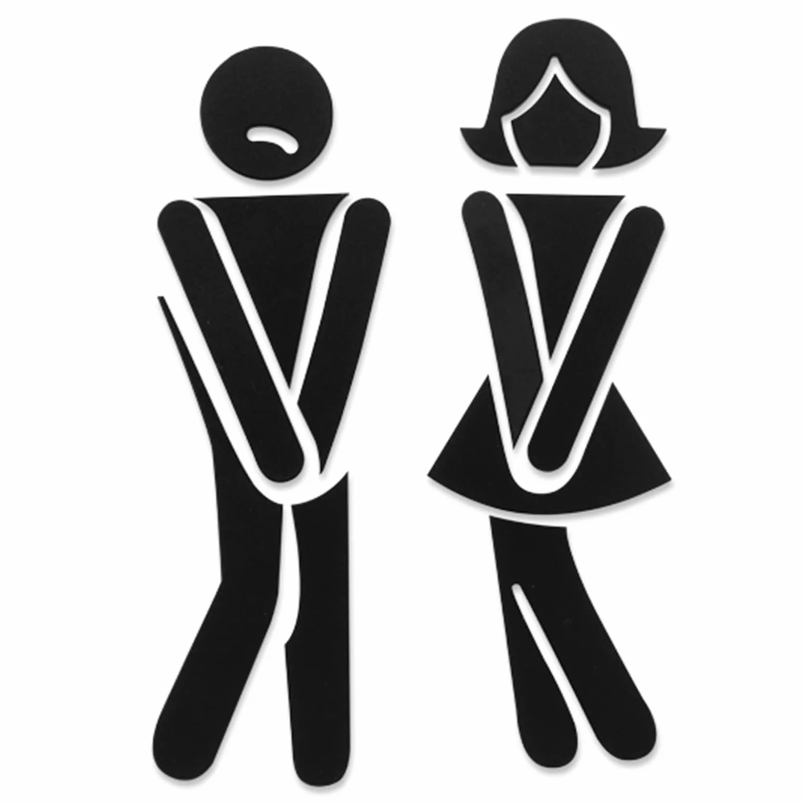 Letrero de puerta de aseo,Letrero de cuarto de bañ Señal de puerta de baño, señal de baño, señal de identificación de baño, señal de baño de aluminio for hombres y mujeres, señal/cartel de puerta de b