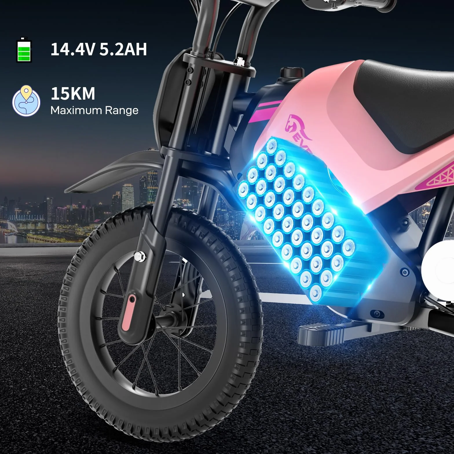 EVERCROSS EV05M Moto Eléctrica Niños 150W 12 Pulgadas 8/16 km/h 15 km Alcance