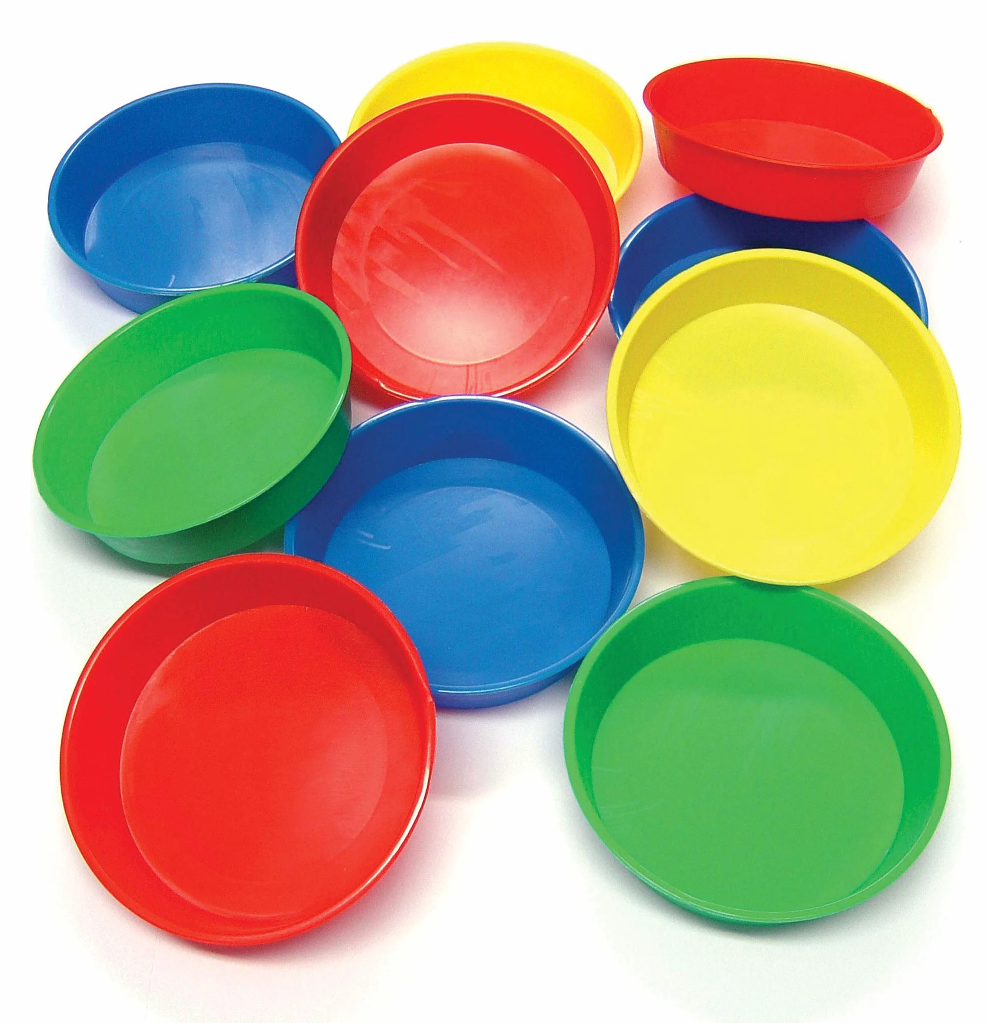 Baker Ross Paletas Plástica Pintura de Dedos Manualidades Infantiles Paquete de 10 Multicolor