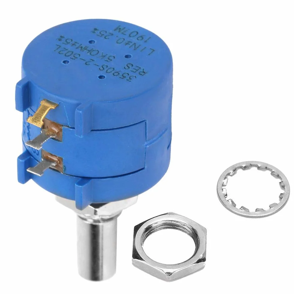 Potenciómetro multivuelta 5K Ohm 3590S-2-502L Ajustable Precisión