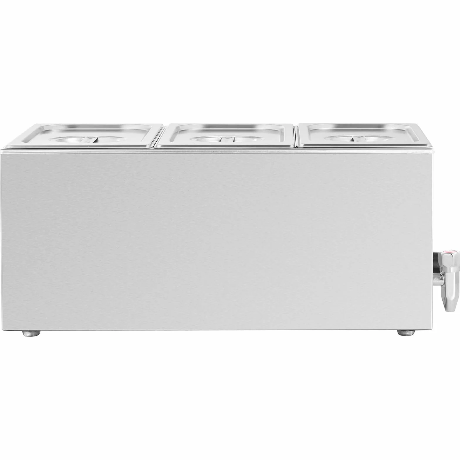 Royal Catering Baño María Profesional 600 W 3 x 5,5 L GN 1/3