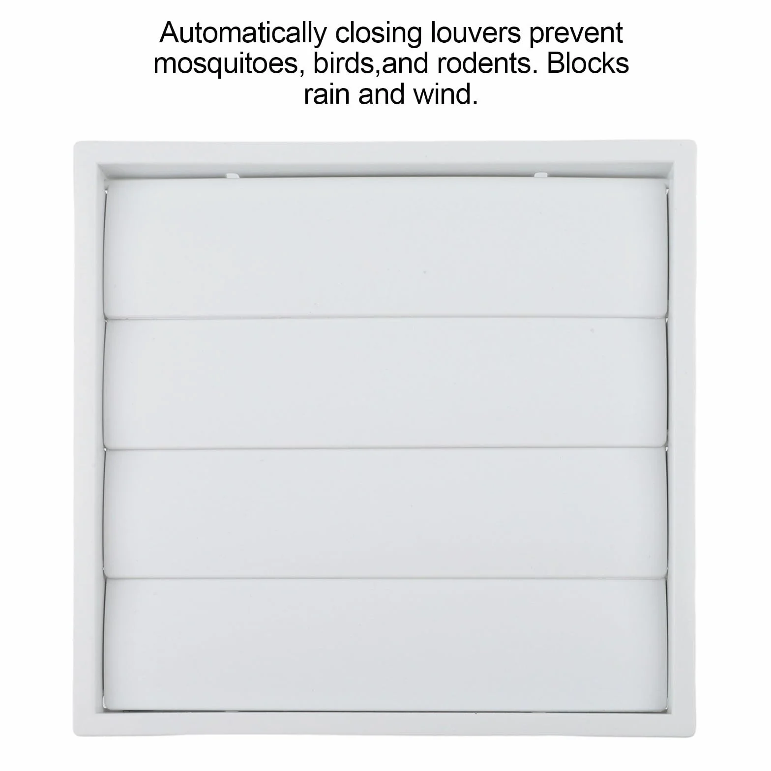 Cubierta para conducto de escape de ventilación ABS anti-UV protección contra plagas