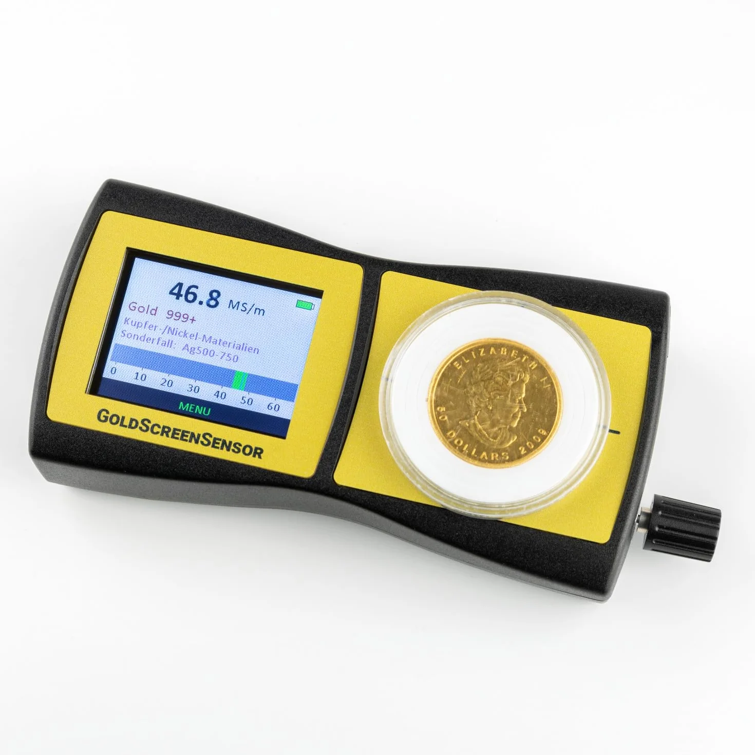 GoldScreenSensor - Comprobador para monedas & lingotes – Comprobar la autenticidad de metales preciosos