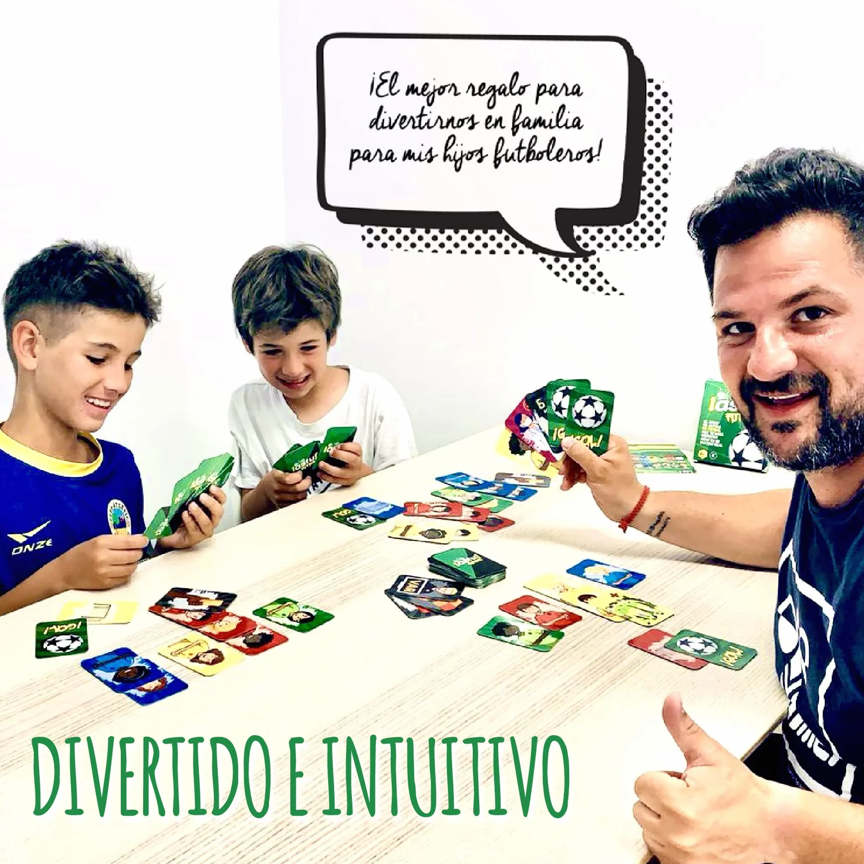 LASTUF Juego de Futbol Niños - Juego de Cartas Familiar De Mesa - Regalo para 6-12 años