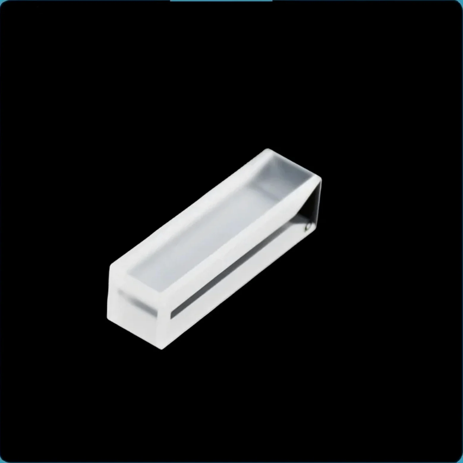 Laboratorio de óptica científica, Cubeta de microcuarzo con ranura de 3 mm, 1050 ul, celdas de absorción de cuarzo de 1,05 ml, fabricada mediante proceso de sinterización, paquete de 2