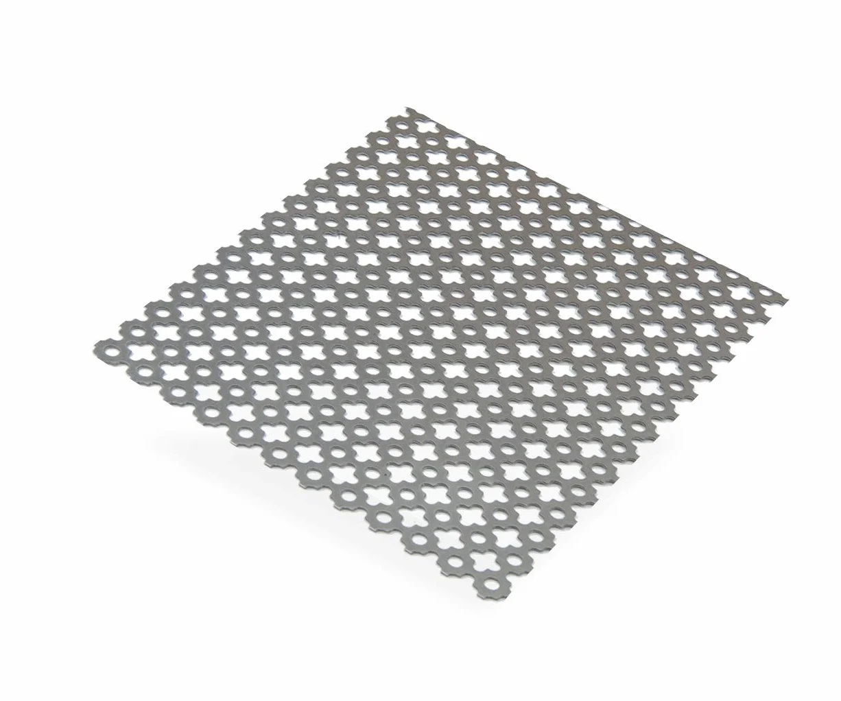 CQFD Chapa de acero perforada trébol 1 mm 500 x 250 mm