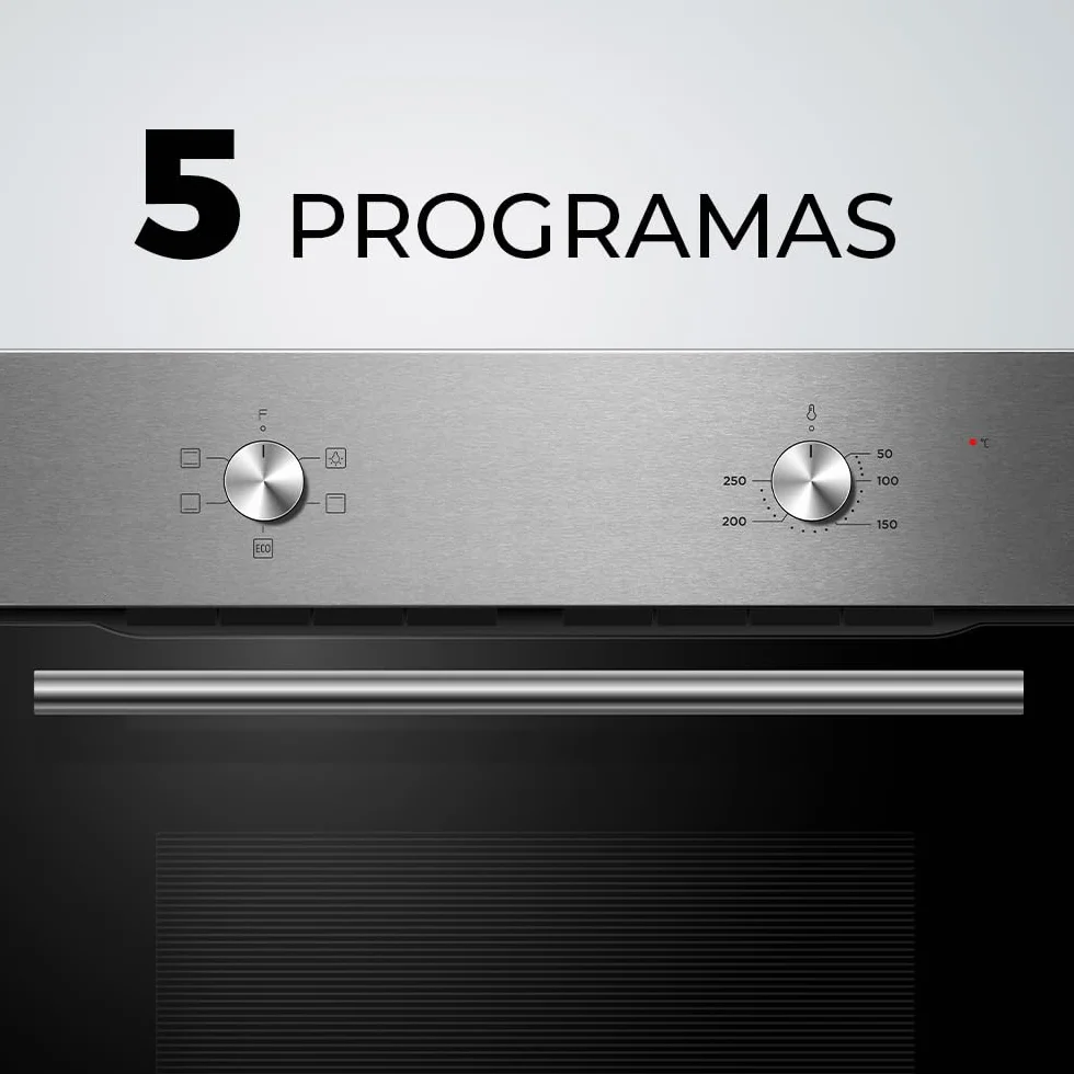 Nilson Horno Multifunción 70L 2100W 4 Programas Inox NH4700EX Clase A