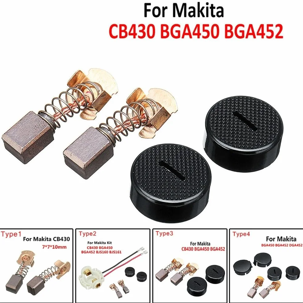Kit de cepillo de carbono para taladros CB430 BHP460 BHR200 BGA452