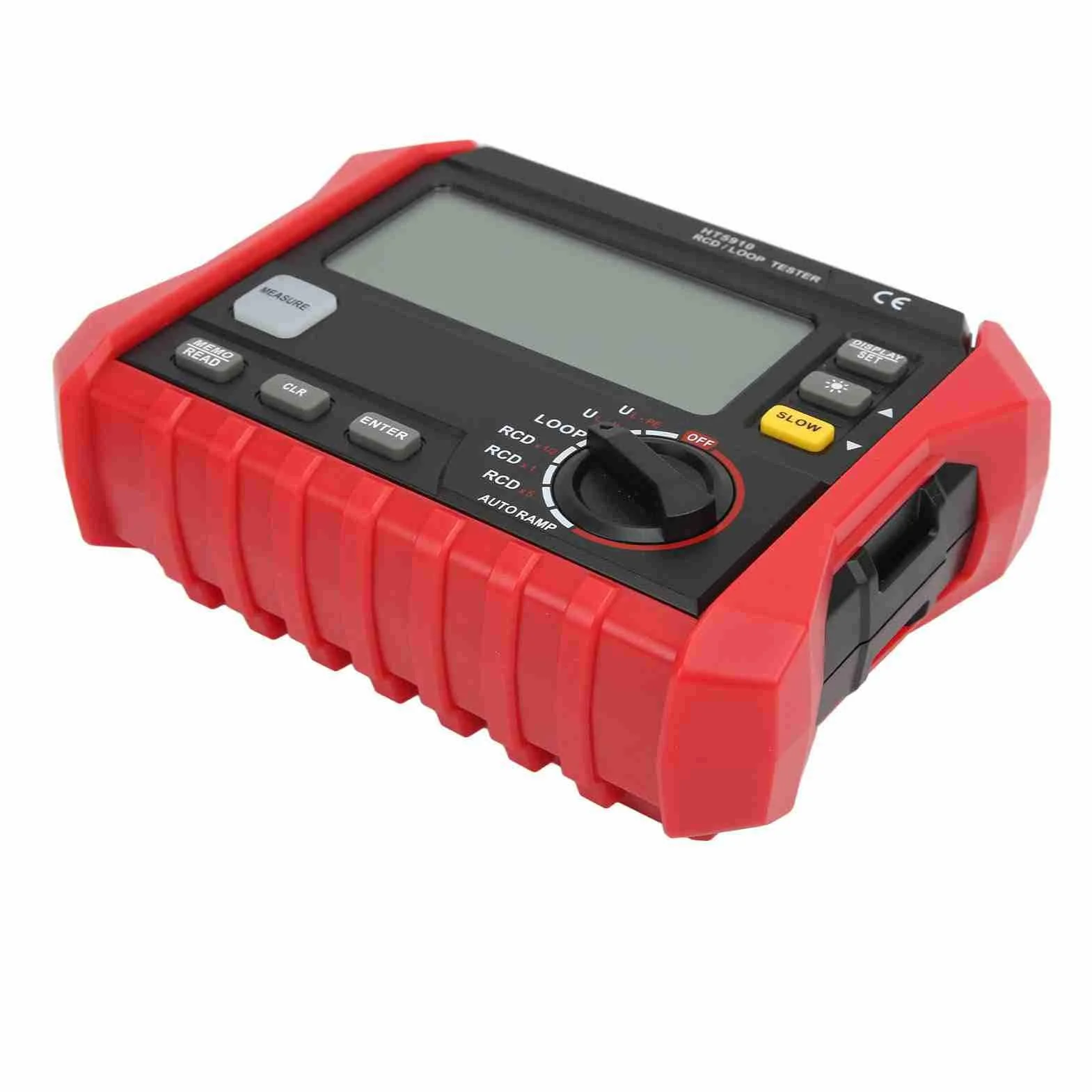 Probador de Resistencia de Interruptor de Fugas, Rango Automático Completo Probador de Resistencia de Aislamiento Digital Multifuncional HT5910 Construcción Compacta para Detección de