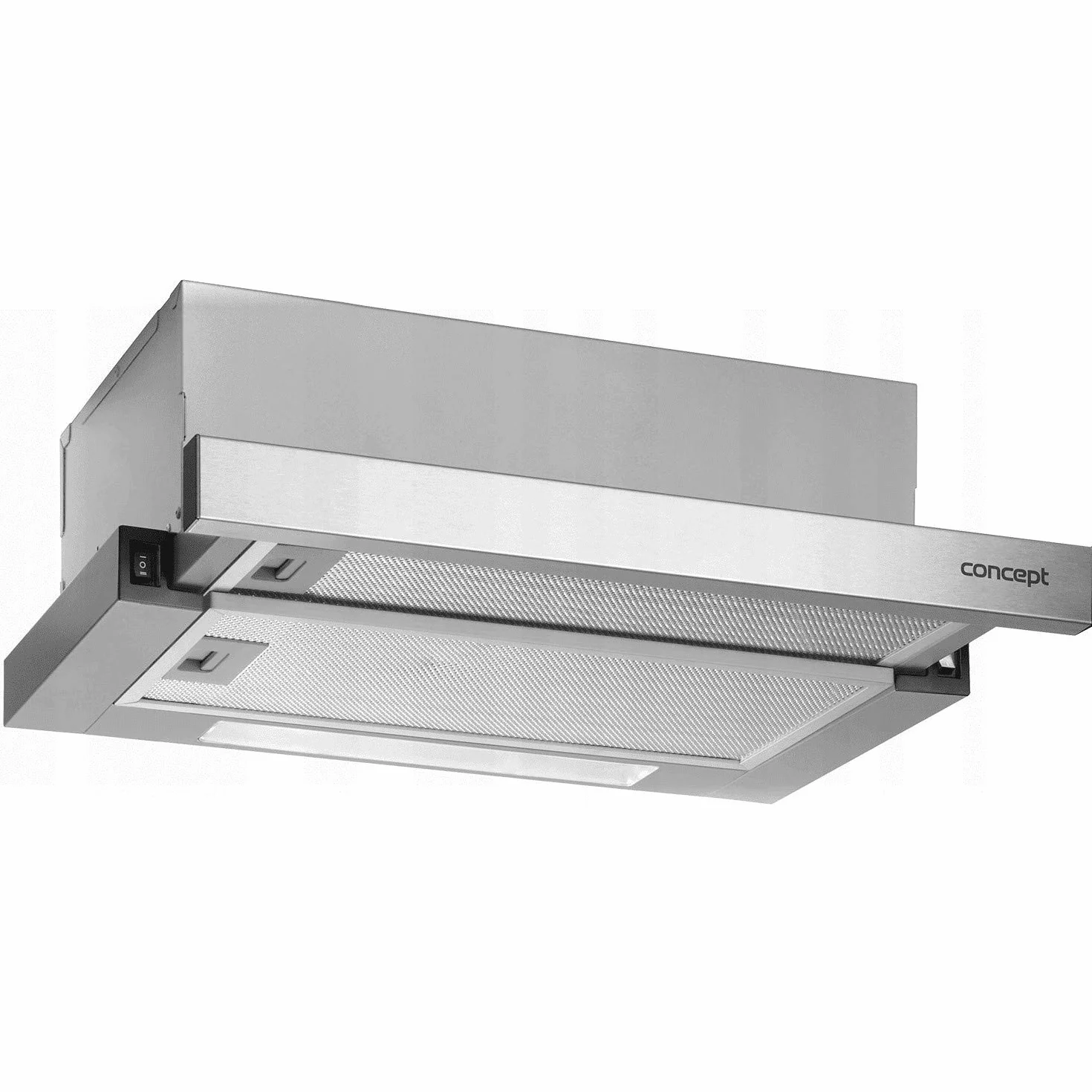 Concept OPV3150 Campana extractora cocina telescópica extensible 50 cm metal