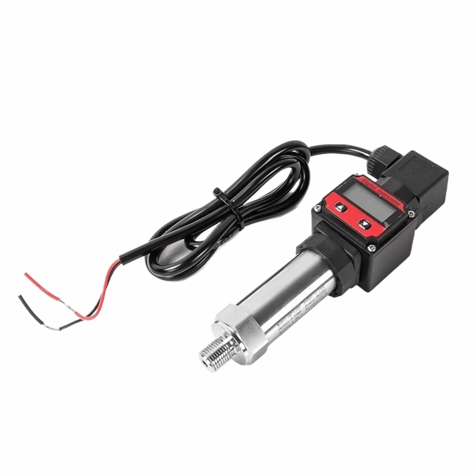 Sensor de presión con Pantalla LCD, 100bar, 200bar, Sensor de presión de Aceite G1/4, transmisor de presión 0-5V 24V for Tanque de Gas y Aceite(0-50bar)