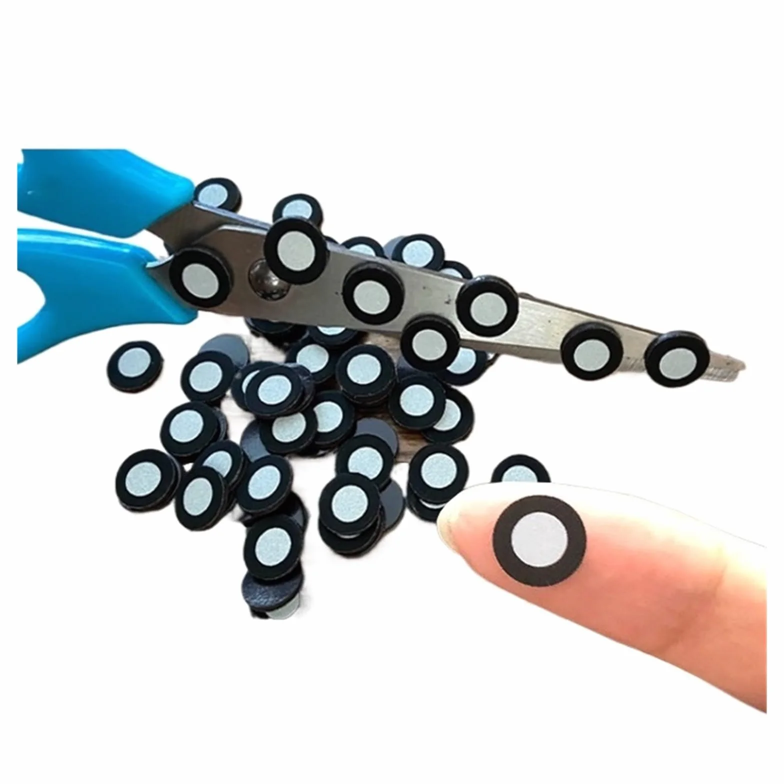 Punto de marcado de escáner 3D, objetivo 3D, 500 puntos de 6 * 10 mm Puntos de marcado reflectantes magnéticos Puntos de marcado magnéticos Puntos de marcado de escáner 3D Puntos de marcado de escáner