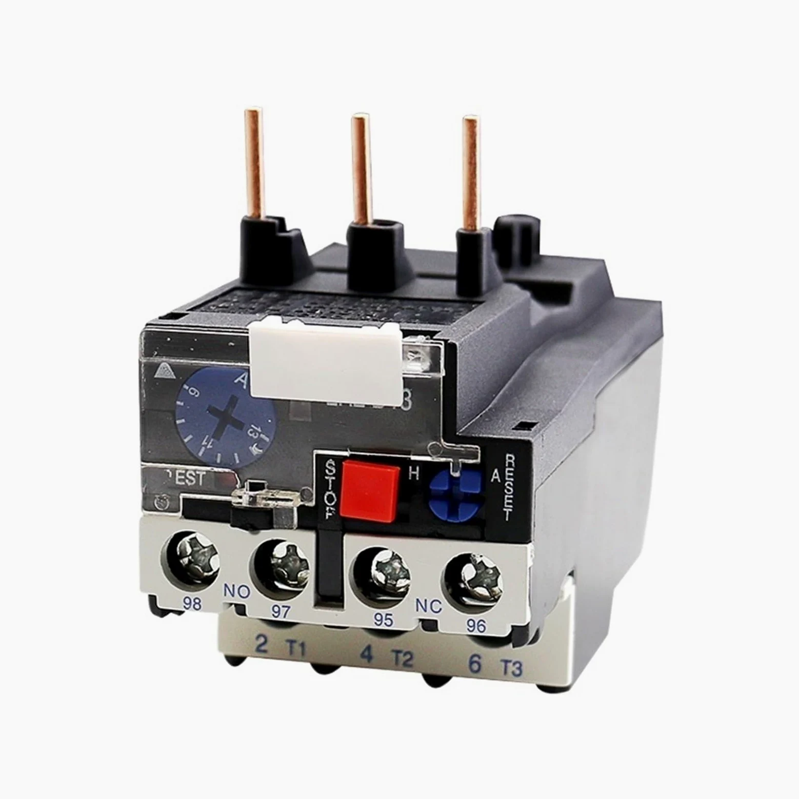 1 Uds JR28-25 relé de sobrecarga térmica LR2D13 relé térmico ajustable relés eléctricos 1.6A 2.5A 4A 6A 8A 10A 13A 18A 25A