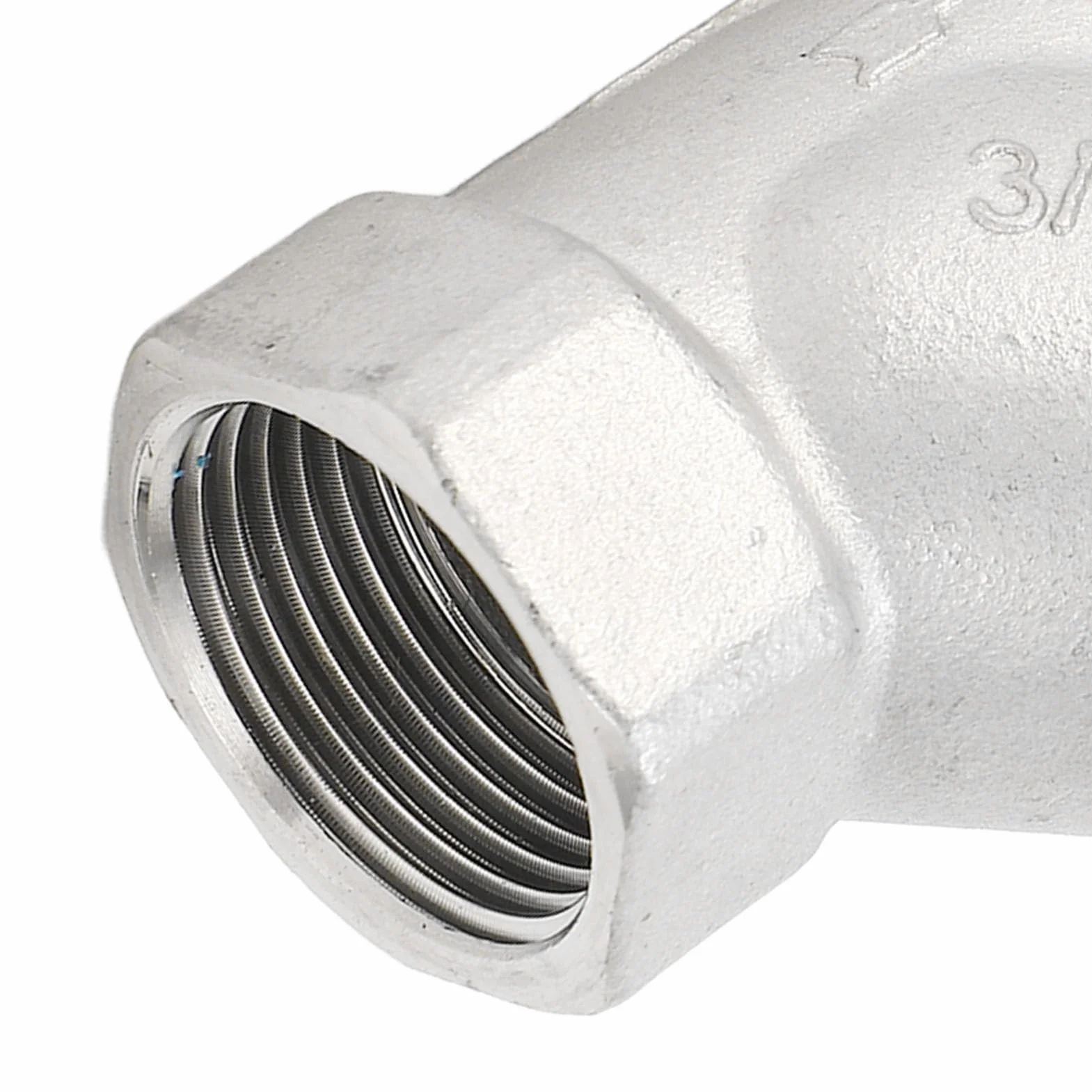 Filtro en Y 3/4 Pulg. DN20 PT Rosca Acero Inoxidable Malla de Doble Capa para Agua, Petróleo, Gas