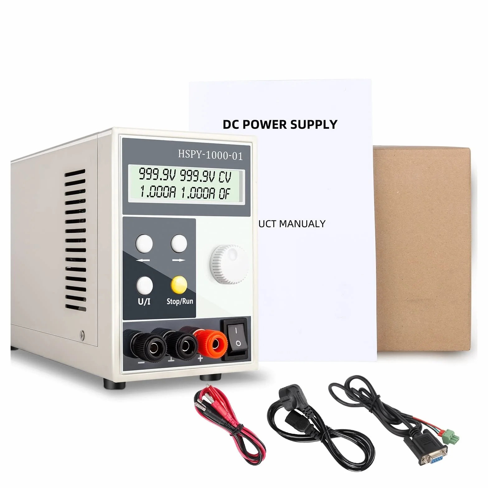 1000V 0.1A 1A 4 dígitos DC fuente de alimentación conmutada de laboratorio laboratorio de alta precisión ajustable 0,01 V 0.001A fuente de banco programable(1000V 1A)