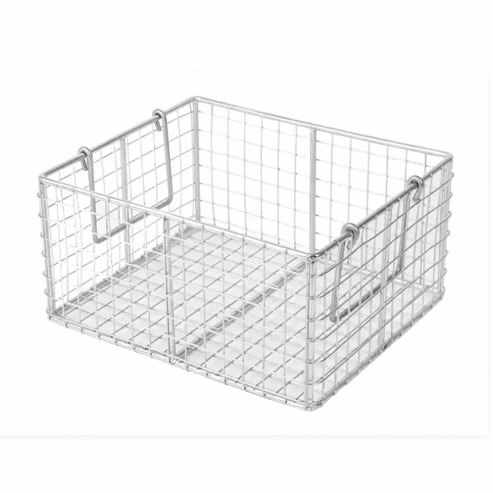 Bandeja para esterilización de Instrumental médico. Cestas Perforadas de Acero Inoxidable 304 para Instrumental quirúrgico, médico y Dental, Malla de 2 cm.(50 * 30 * 20cm)