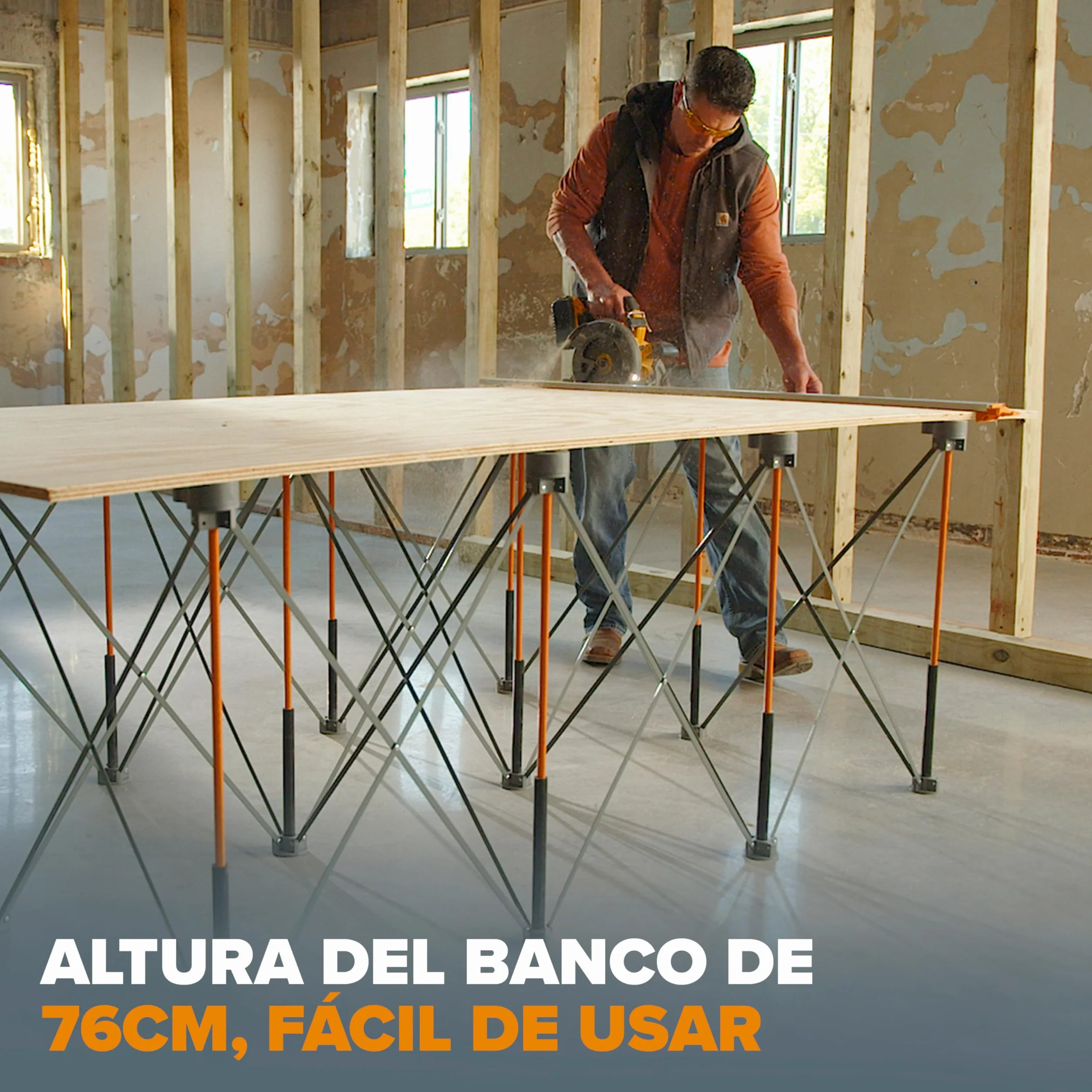 Bora Centipede CK15S Banco de Trabajo Plegable 15 Soportes Mesa Portátil Profesional