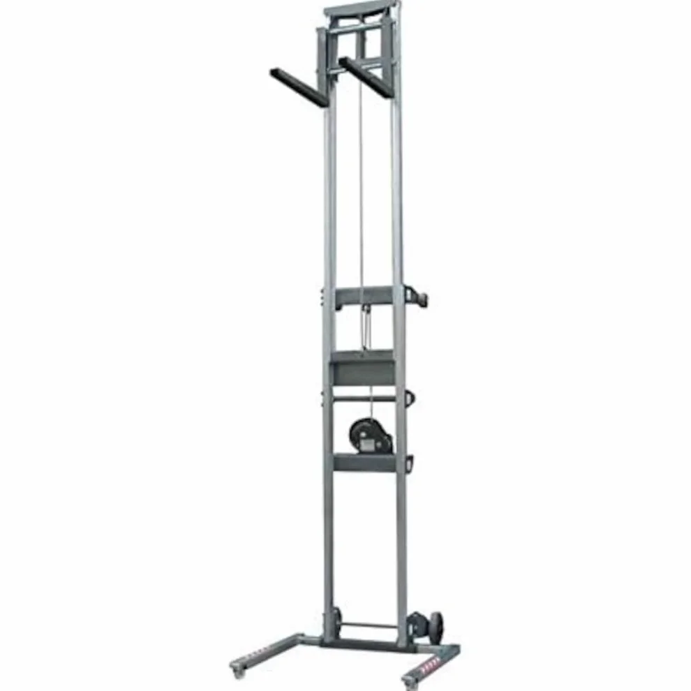 3S SuperSamaStore Elevador manual con ruedas para elevar climatizador, carretilla elevadora profesional telescópica para instalación de aire acondicionado, carga 160 kg, elevación 367 cm