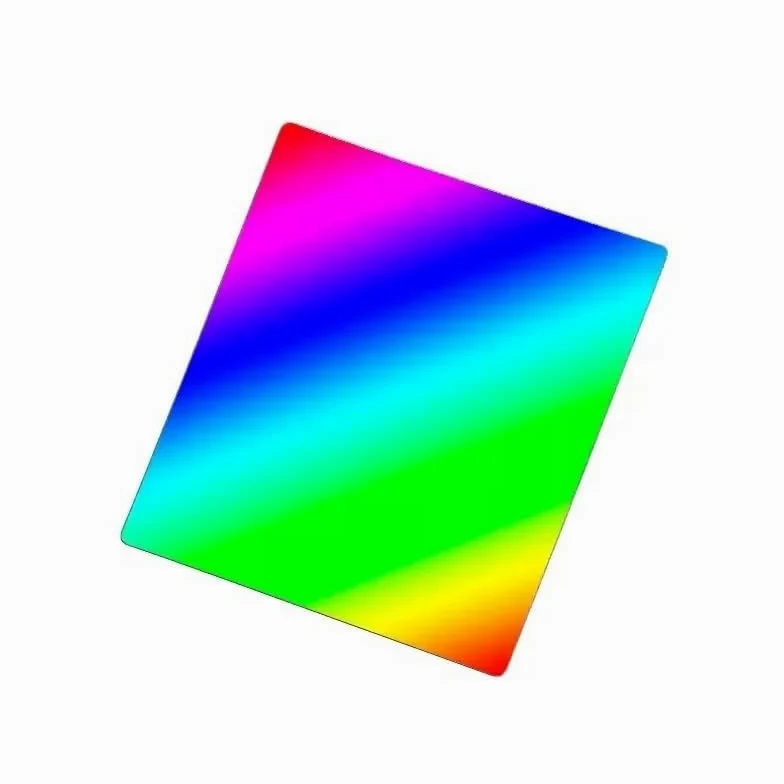 36X38mm Difracción Transmisión Retículo Espectrómetro Espectrómetro Espectroscopia Inspección de precisión Demostración didáctica Ayudas Material PET(100Lines)