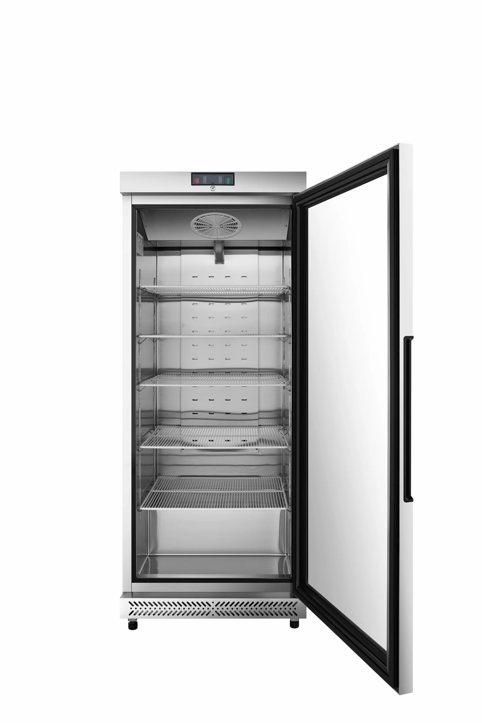 METRO Professional Congelador Vertical GFR6600SG 380 L 77.5x72x188.5 cm 5 Estantes Plata