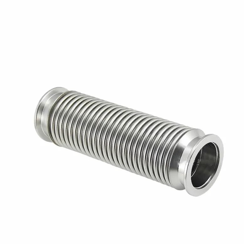 Manguera de fuelle de vacío compresible Flexible KF25, accesorio de abrazadera de tubo 304SS resistente a altas temperaturas, 1 ud.(1000mm)