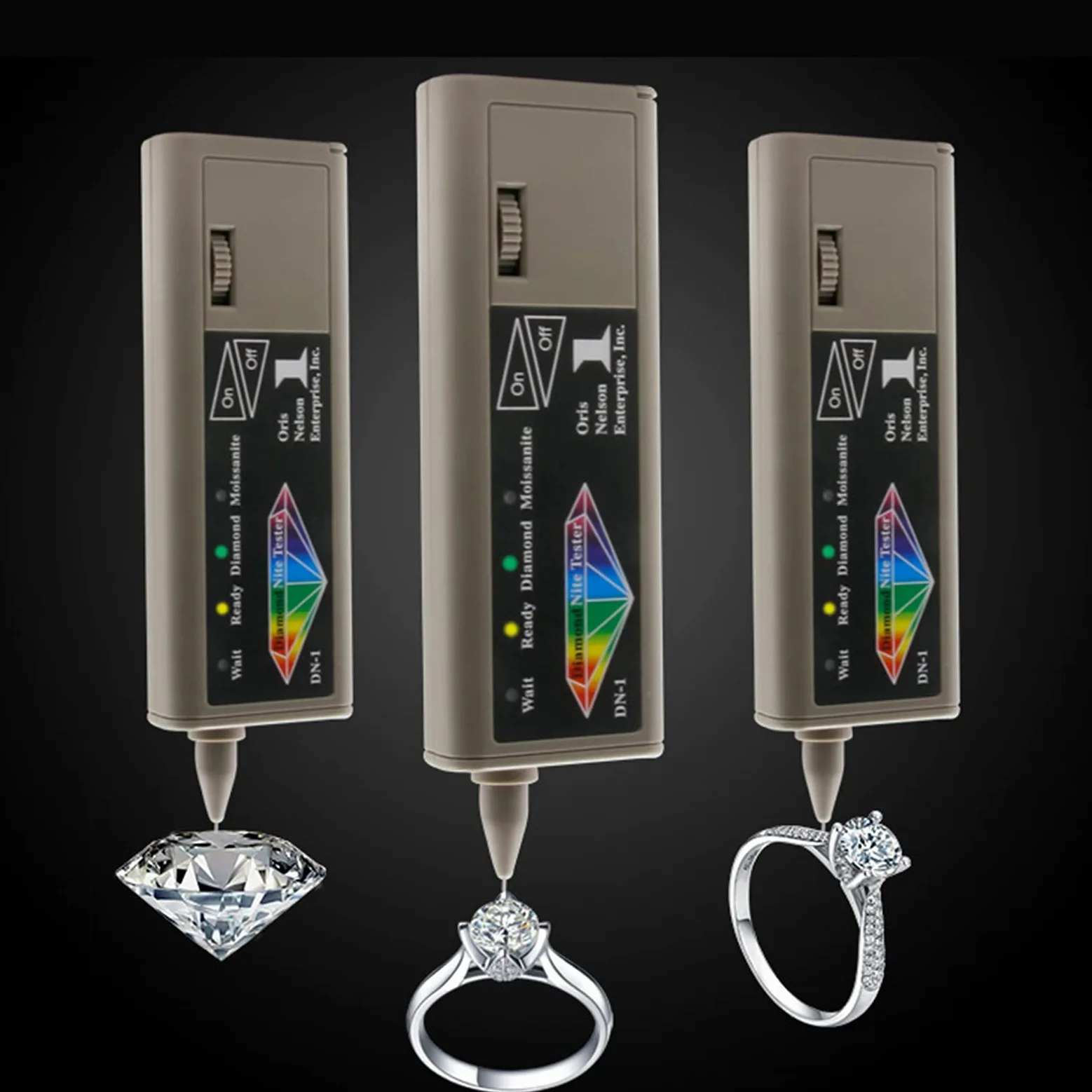 Bolígrafo probador de Diamantes, selector de Diamantes, probador de Diamantes de joyería de Alta precisión para joyeros Profesionales, Principiantes y Expertos, medidor de conductividad térmica y ex