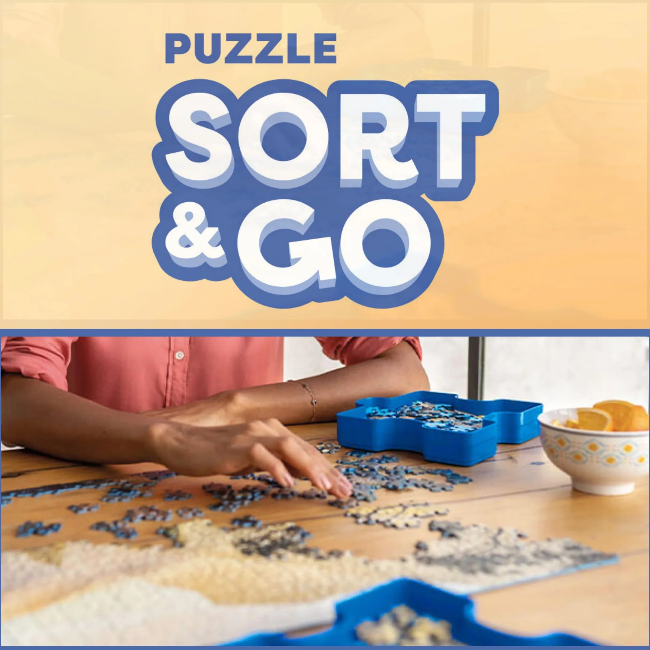 Ravensburger Separador Piezas Puzzle 1000 Piezas 6 Bandejas Organizador Rompecabezas