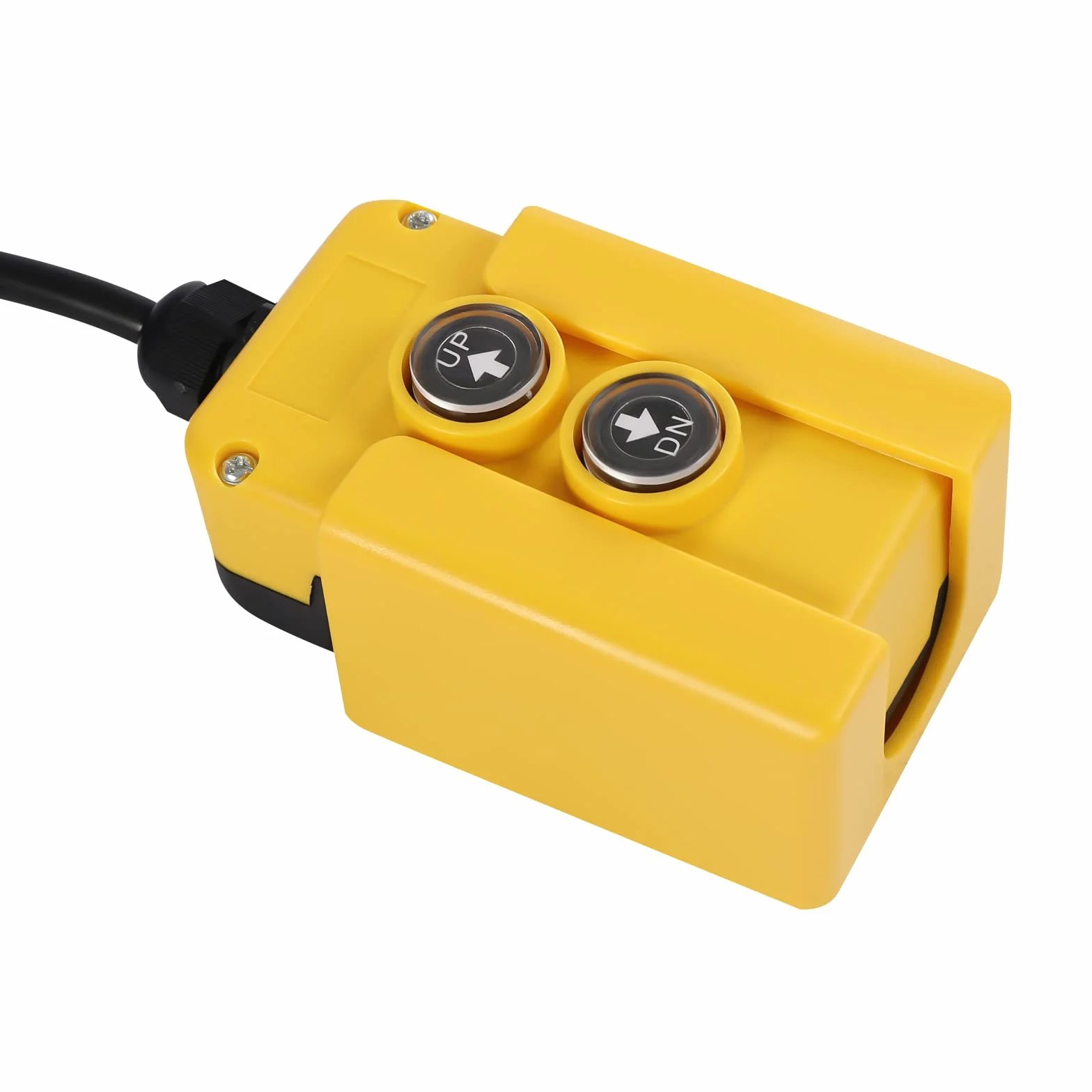 Bomba hidráulica de 3000 W, 7.57 L, bomba de remolque basculante, doble acción, unidad hidráulica para elevación y bajada con mango de control cableado de 4,5 m
