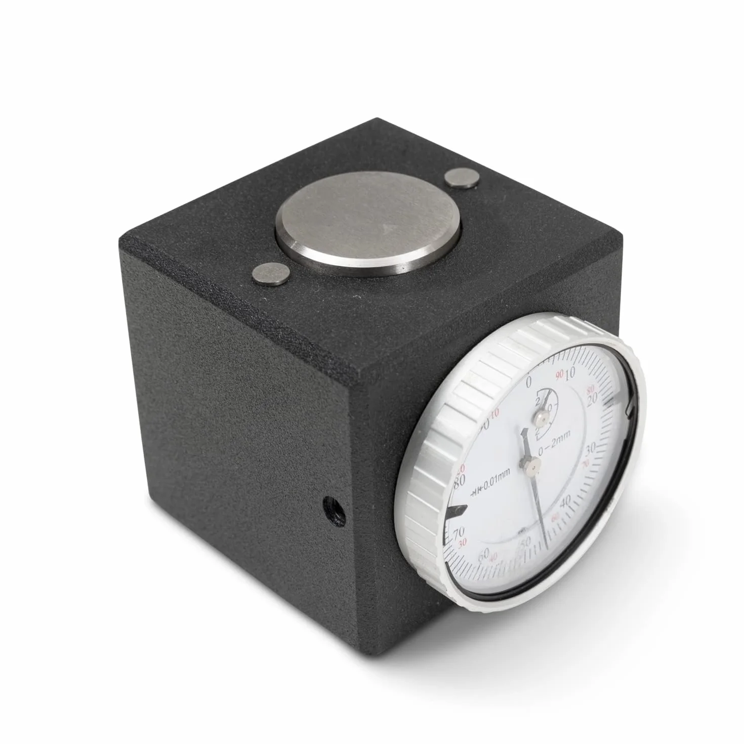 SETTER DE EL EJE Z, Comparator de precisiòn lectura 0,01 mm, Magnetico de posiciòn cero botones magnéticos, Cuerpo metàlico 50 mm lectura 0,01, Dimensiòn 10x9x10 cm