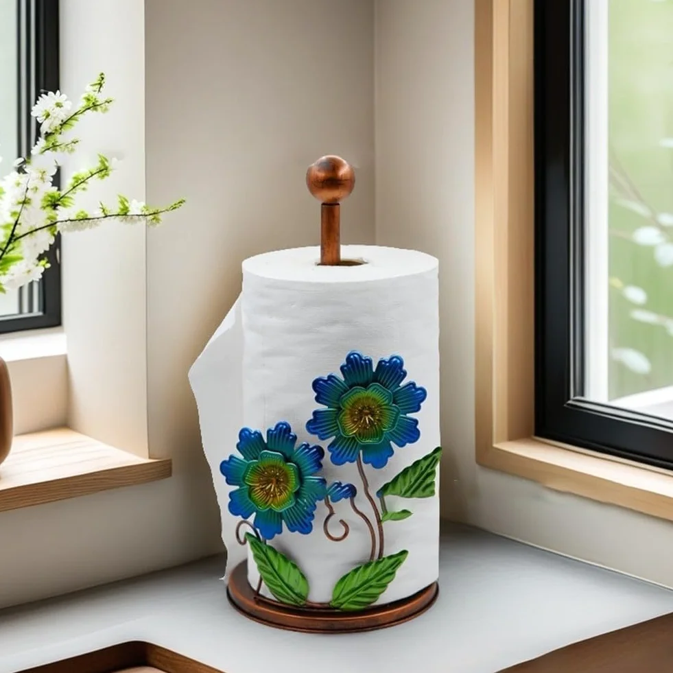 Soporte para toallas de papel de hierro para cocina, baño y dormitorio