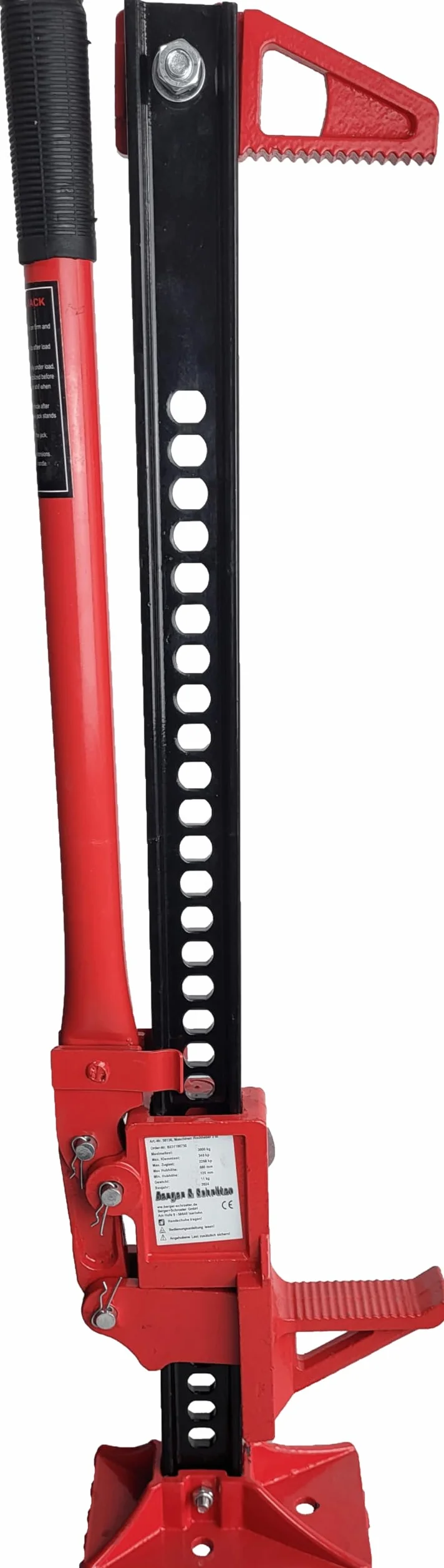 Berger & Schröter 50136 Farm Jack - Gato Elevador para Tractores (3000 kg)