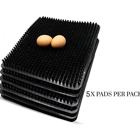 Almohadillas lavables para anidar pollos, alfombrillas de césped artificial para gallineros y cajas de anidación, soporta la puesta de huevos de gallinas