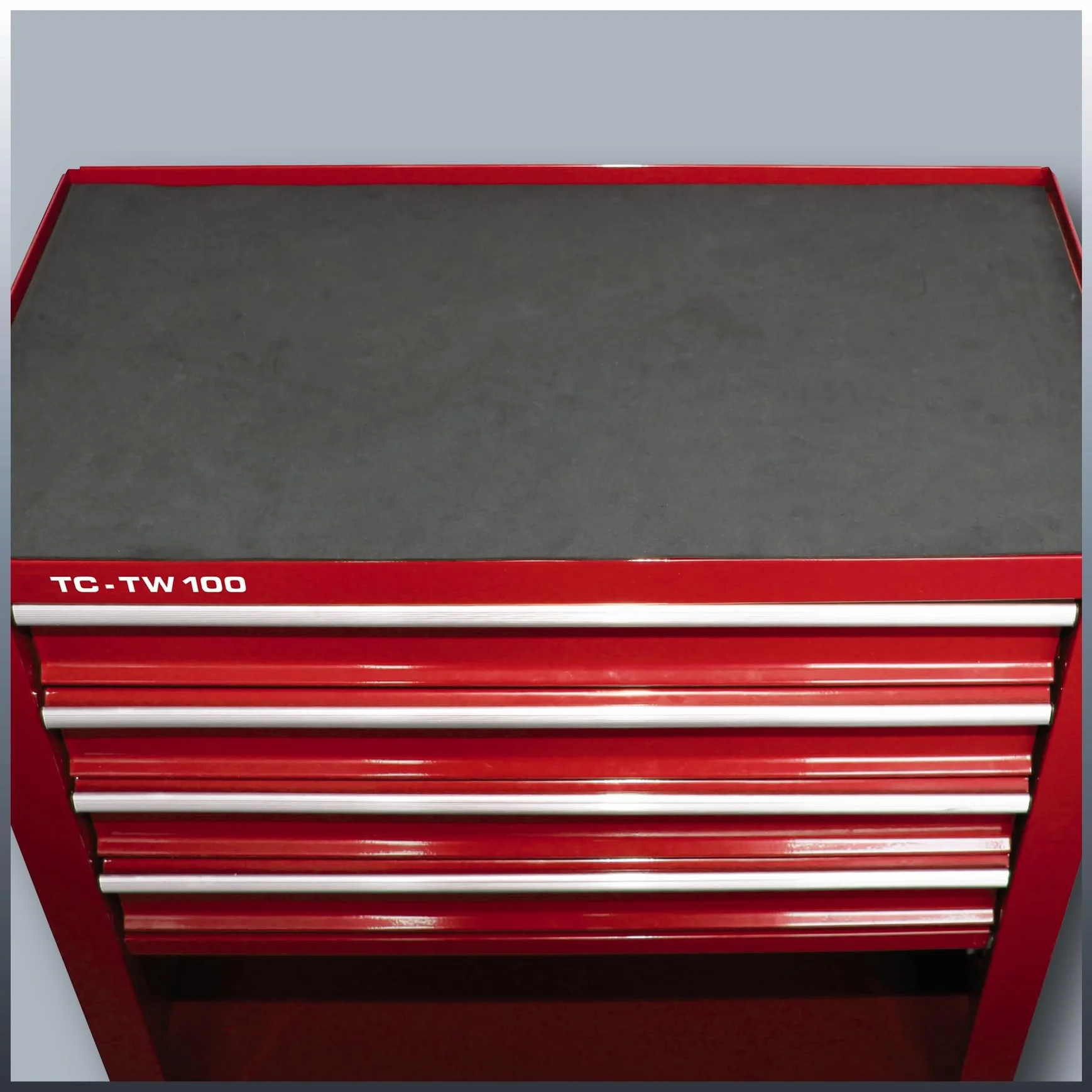 Einhell Carro de Herramientas - TC-TW 100 – con Sistema de Bloqueo, 4 Ruedas giratorias con 2 Frenos de Bloqueo, Compartimento de Almacenamiento con Solapa