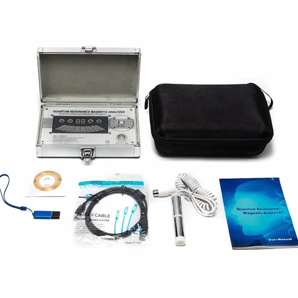Analizador De Resonancia Magnética Cuántica, Portátil, Profesional, Rápido Y Preciso, Para Evaluar La Salud FíSica, EscáNer Multifuncional De Subsalud Con AnáLisis 3D Dinámico, Para Windows.