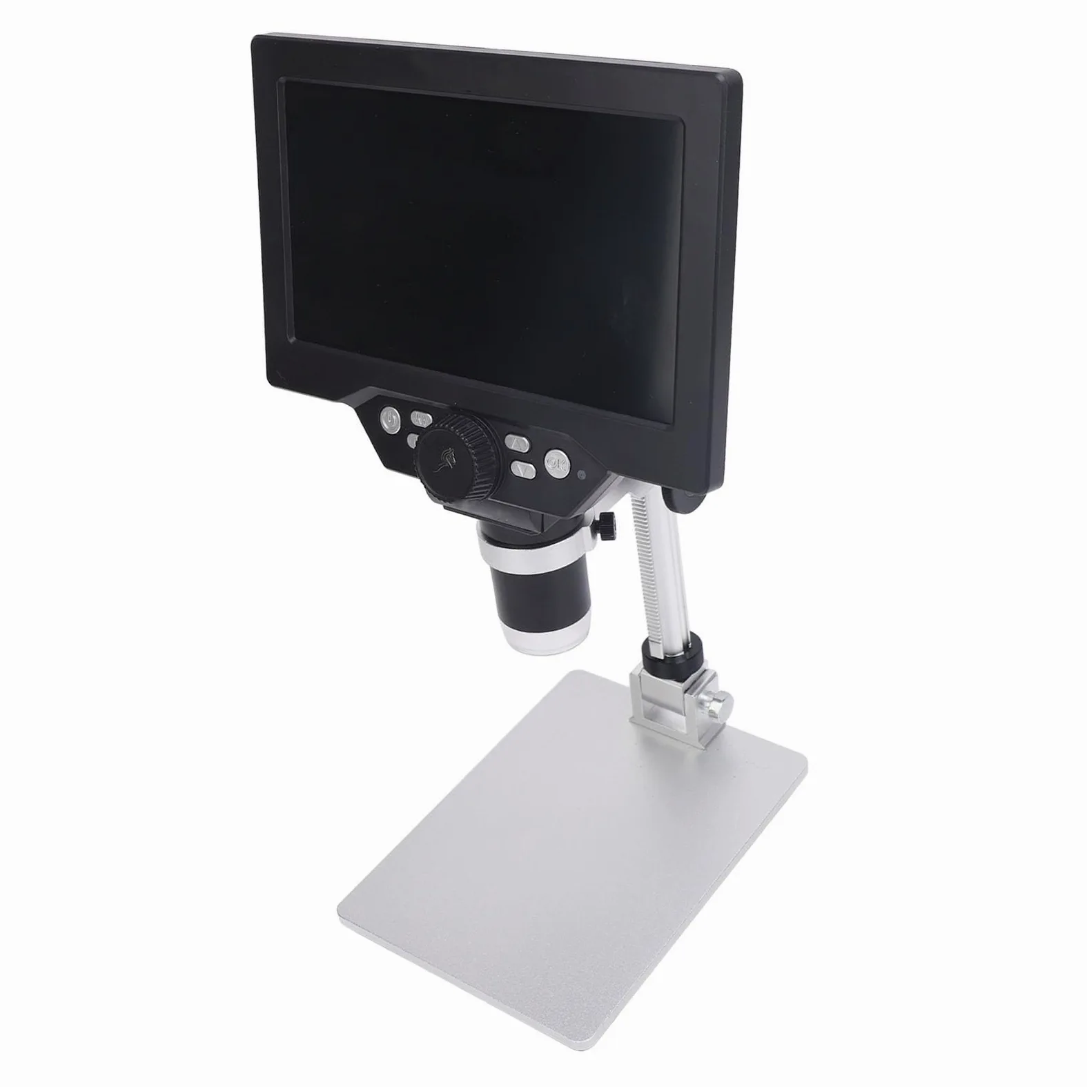 Alcance Digital LCD de Alta Definición de 7 Pulgadas con Aumento de 1200X, Cámara de 12 MP y 8 Luces LED, Ideal para Reparación de Teléfonos y Relojes
