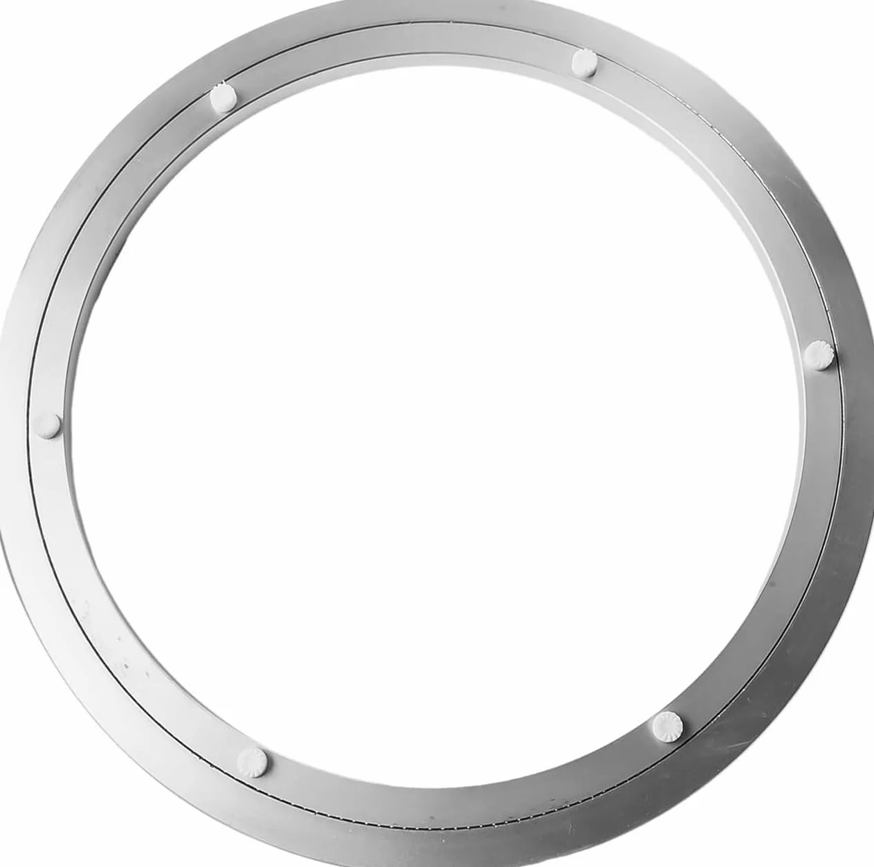 Placa giratoria con rodamiento de Bolas de aleación de Aluminio | Proyectos de bricolaje plateados de 5 a 16 pulgadas: base giratoria(12in)