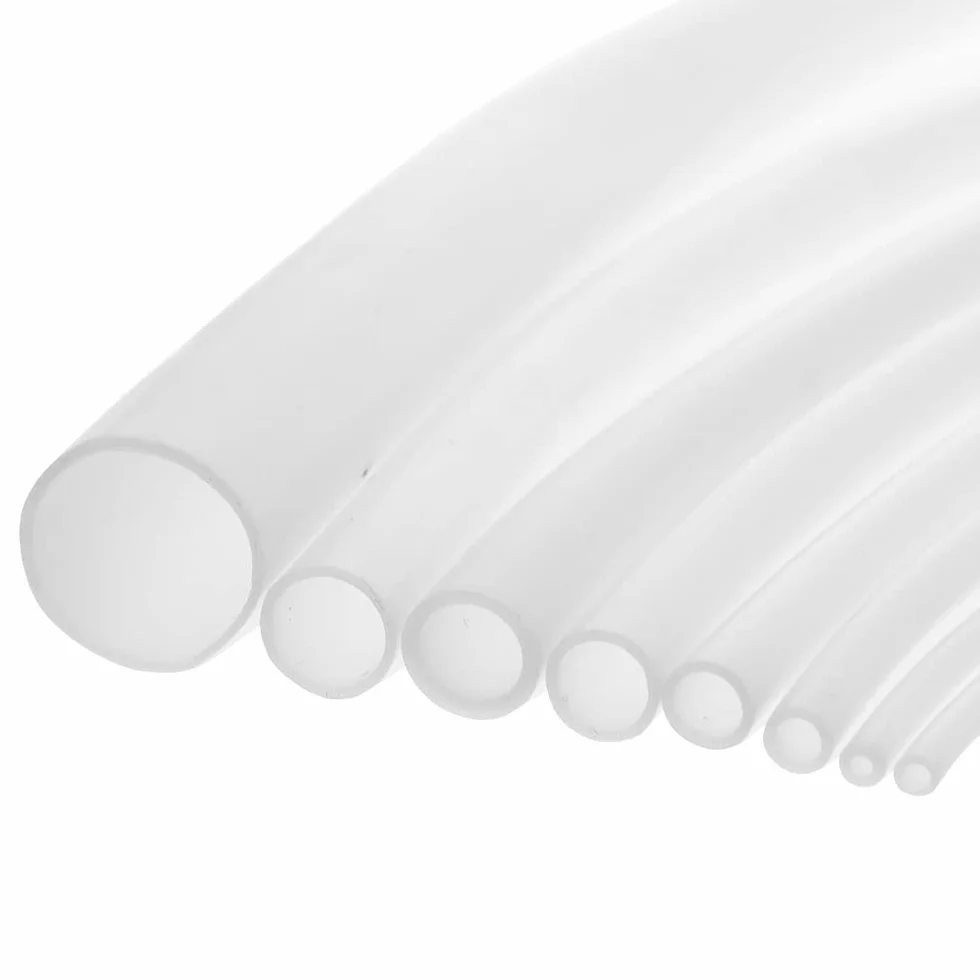 Tubo de teflón PTFE (tubo de PTFE de 12 mm x 15 mm) 5 metros - Tubo de PTFE de granulado de PTFE puro - Adecuado para -70 °C a 260 °C - Resistente a productos químicos - Muy bajo coeficiente de