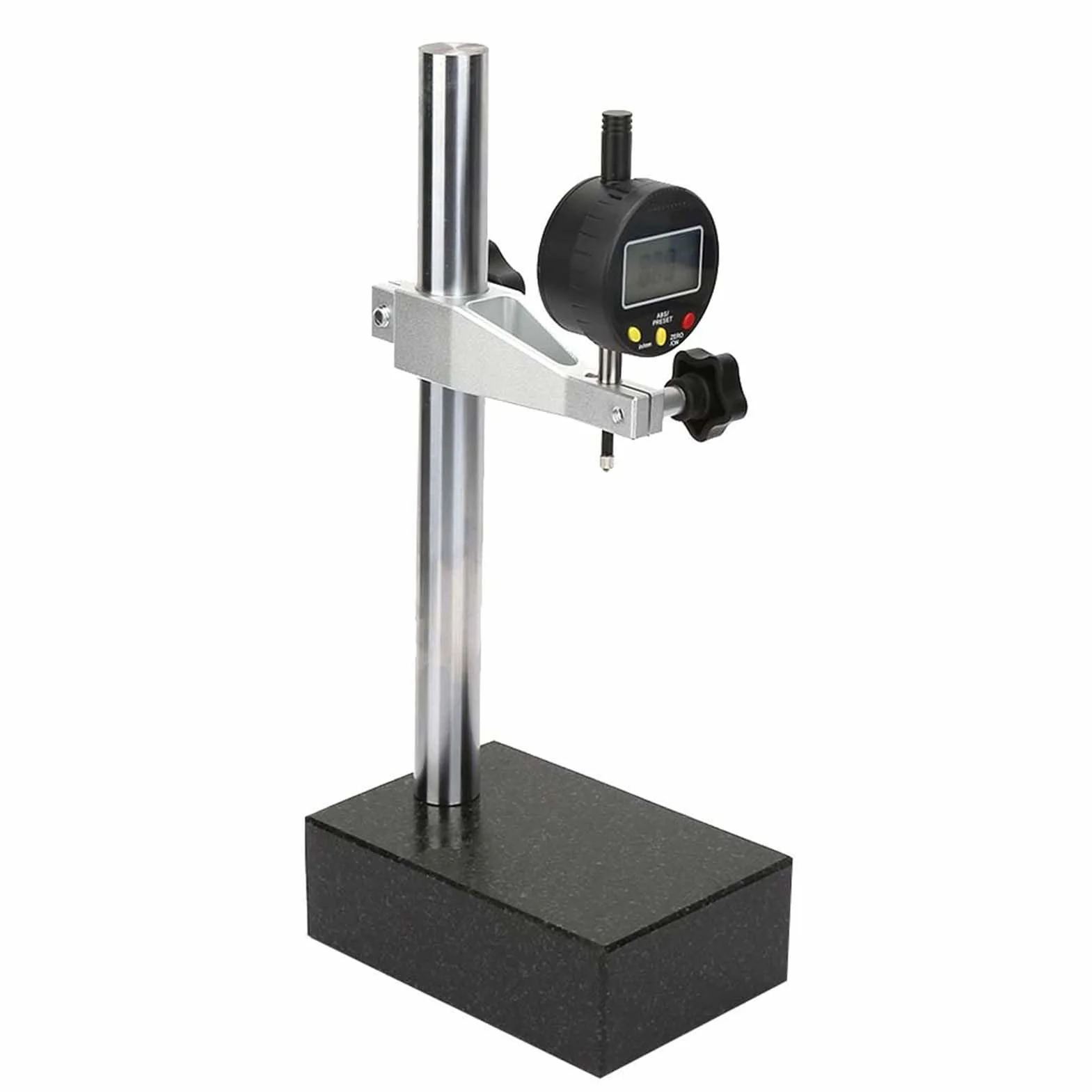 Indicador de Esfera Digital Medidor de Altura de Plataforma de Mármol 0~12,7 Mm Resolución de 0,01 Mm Herramienta de Medición de Altura Ajustable