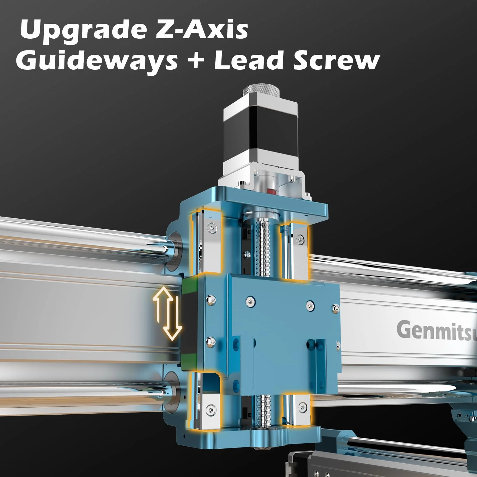 Genmitsu 4040-PRO MAX - Fresadora CNC para fresado de madera, metal y acrílico, control GRBL, máquina de grabado de 3 ejes con recortadora de 710 W y accionamiento de riel lineal