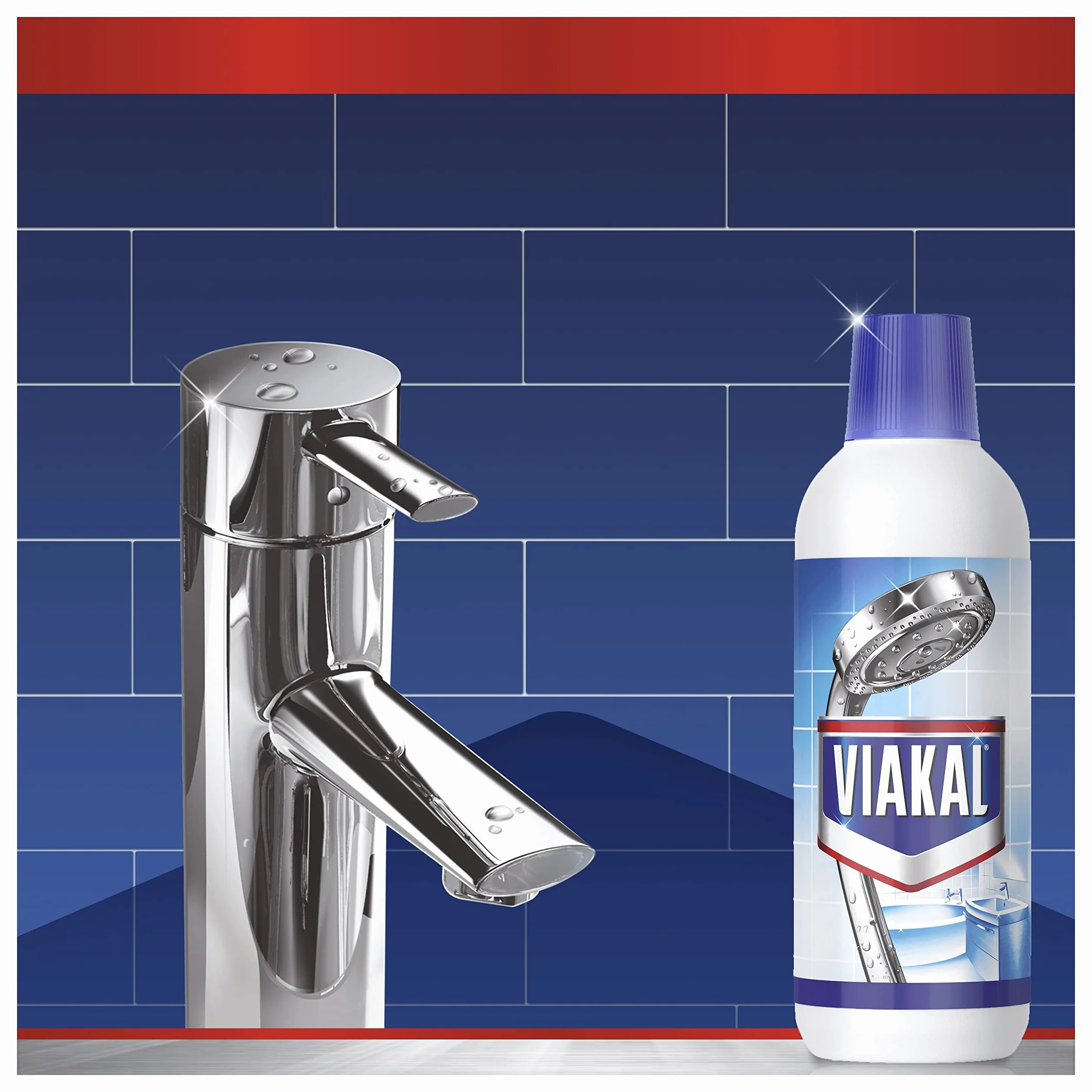 VIAKAL Clásico Líquido para Incrustaciones de Cal, 500ml, Tecnología Antigoteo
