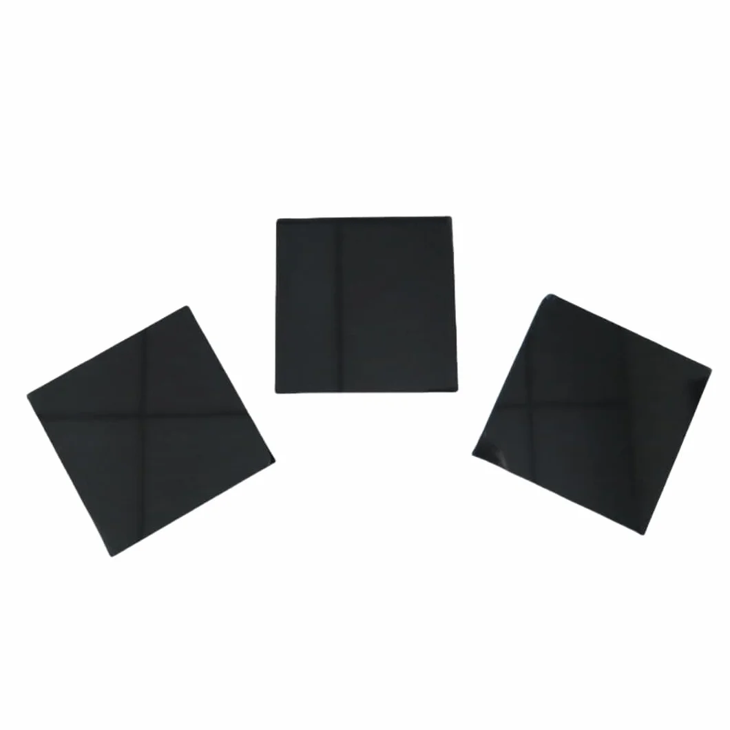 Hoja de cerámica de carburo de silicio de alto rendimiento: placa de Si-C duradera pulida de un solo/doble lado 1 pieza(Single Side Polishedx50x50x5mm)