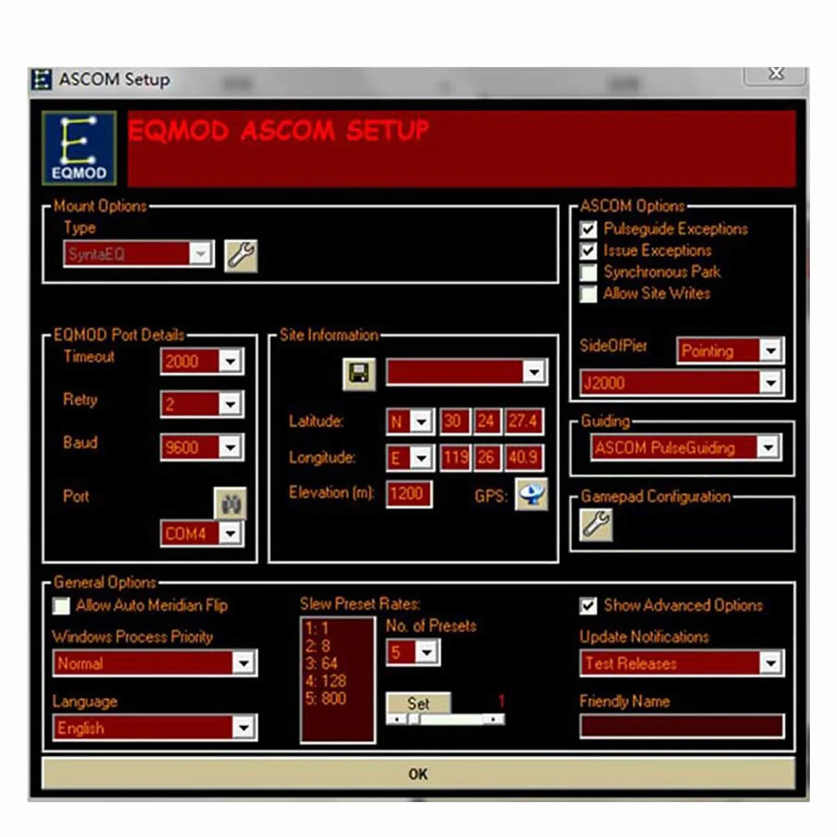 Skywatcher EQMOD ASCOM Cable Goto Control 500cm DB9 HEQ5pro AZEQ5 AZEQ6 EQ6-R