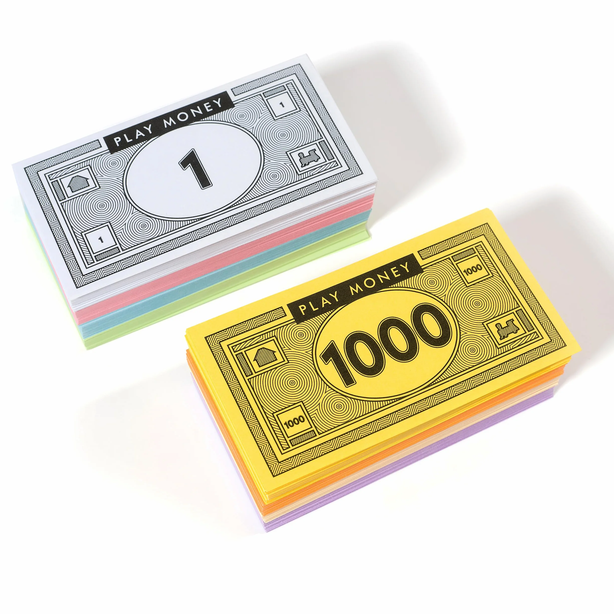Dinero Ficticio Opoly 520 piezas Dinero Falso Juegos Mesa 65 billetes 8 denominaciones 1 5 10 20 50 100 500 1000 €