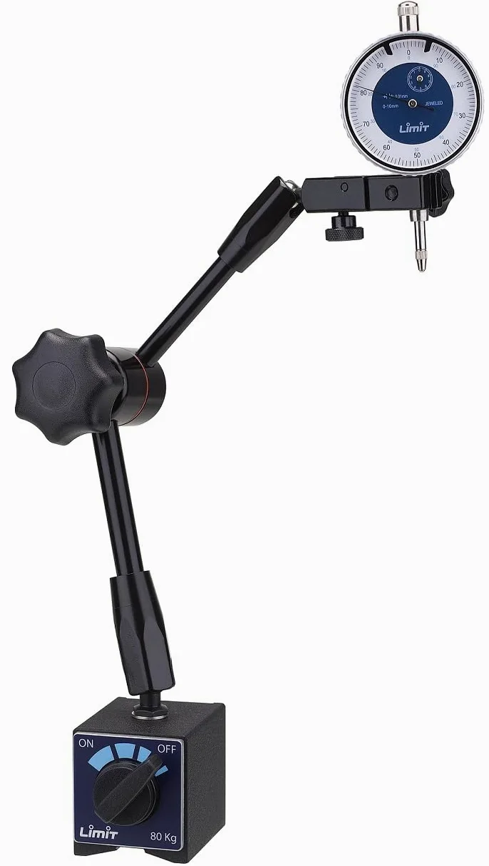 Limit - Kit soporte magnético con reloj comparador