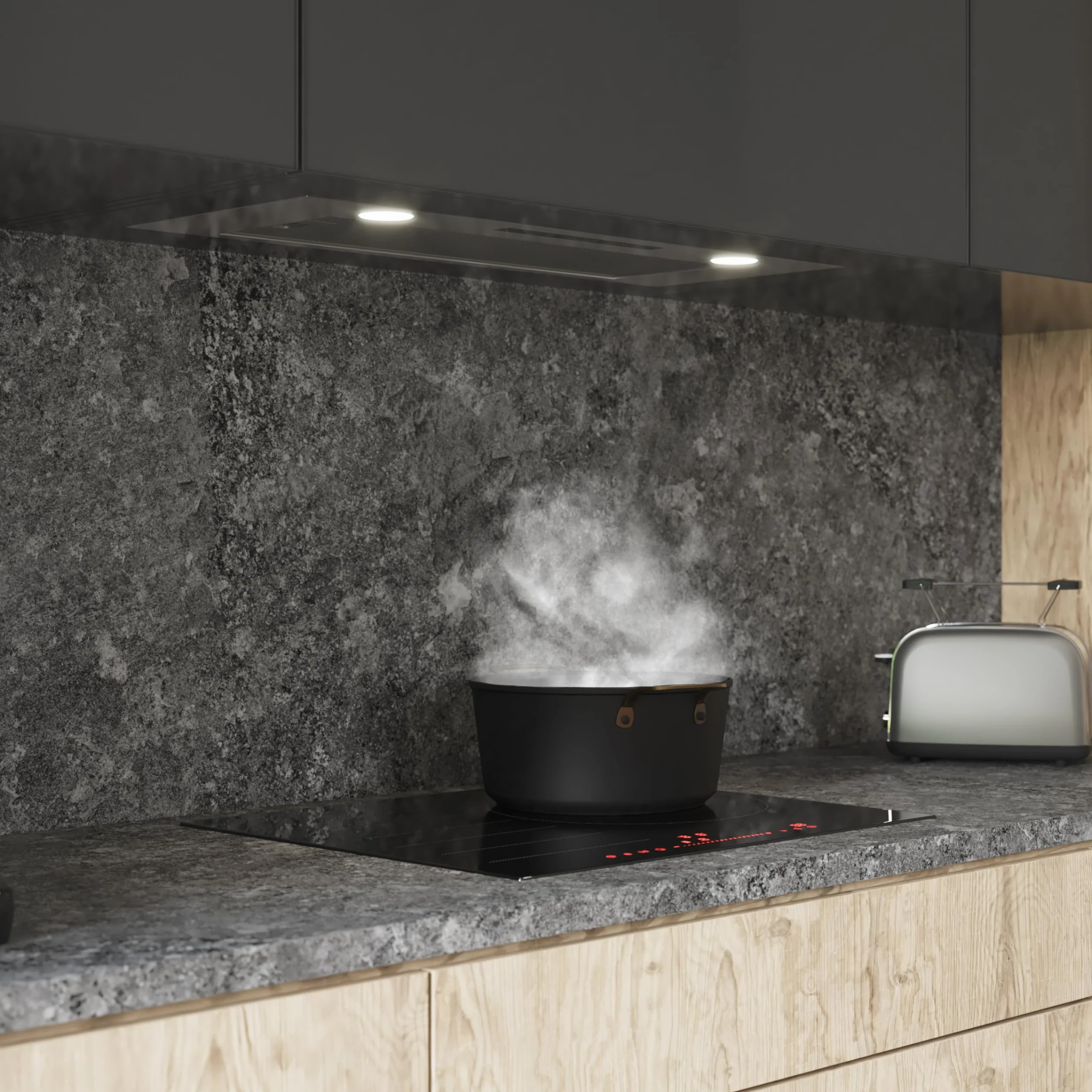 Cecotec Campana Integrable Bolero Flux IT 75cm 550m3/h 70W Inox A++