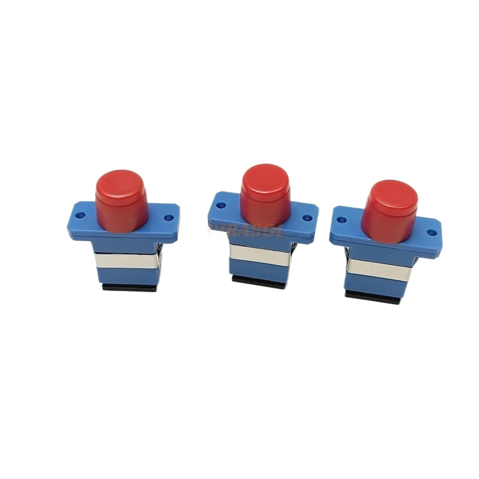 Adaptador de fibra óptica FC-SC UPC/conector de brida simple (10 piezas)(10PCS UPC blue)